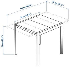 GLIVARP επεκτεινόμενο τραπέζι 603.346.99