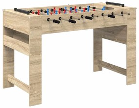 vidaXL Τραπέζι Φουτμπολ Δρύς Sonoma 125 x 60,5 x 80 εκ.