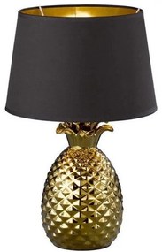 Επιτραπέζιο Φωτιστικό Pineapple χρυσό ή ασημί Φ20 Trio Lighting R50421079 Μαύρο-Χρυσό