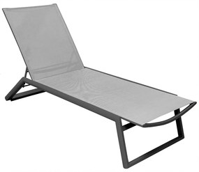 Ξαπλώστρα Tulip 01-00-2393 200x65x33/104cm Anthracite