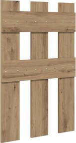 vidaXL Τοίχου Κρεμάστρα Artisan Oak 65 x 3 x 100 εκ.