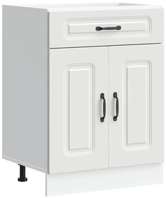 vidaXL ντουλάπι βάσης κουζίνας Kalmar Λευκό από Επεξεργασμένο Ξύλο