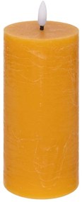 Διακοσμητικό Φωτιστικό Κερί Led (Φ7x17.5) A-S Molia Jaune 200663D