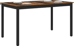 vidaXL Τραπεζαρίες 140 x 80 x 75 cm ΜΕΤΑΛΛΟ