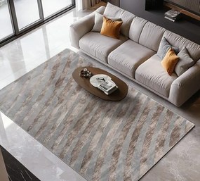 Beauty Home Χαλί Zenia Art 9438 Μπεζ,Γκρι 133x190
