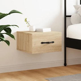 vidaXL Κομοδίνα Επιτοίχια Sonoma Δρυς 35 x 35 x 20 εκ.