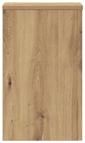 vidaXL Βάσεις Φυτών 2 τεμ. Αρτισιανή Δρυς 30x30x50 εκ. Επεξ. Ξύλο