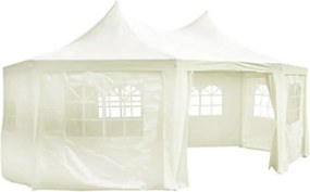 vidaXL | Κάλυμμα κήπου | Κρεμ 6 x 4.5 x 3 μ ύφασμα