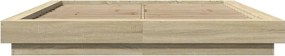 vidaXL Πλαίσιο Κρεβατιού Sonoma Δρυς 150x200 εκ. Επεξεργασμένο Ξύλο