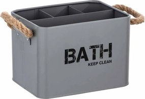 Κουτί Αποθήκευσης 4 Θέσεων Wenko Gara Grey 23702100