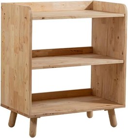 Ραφιέρα Nextdeco Natural μασίφ ξύλο Υ80x70x40εκ.