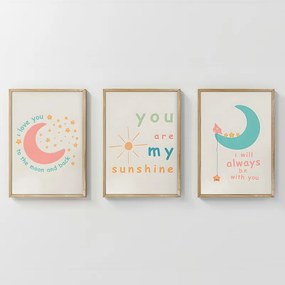 Πίνακας Pepy pakoworld τρίπτυχος με ψηφιακή εκτύπωση και πλαίσιο 33x1.5x48εκ