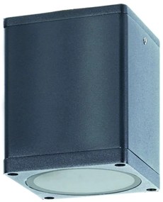 Φωτιστικό Οροφής - Σποτ LG2401GU10G 9x11cm 1xGU10 35W IP65 Dark Grey Aca Aluminium, Glass