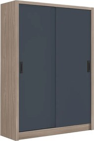 VANITY Ντουλάπα Δίφυλλη - Συρόμενη, Αποχρώσεων Sonoma Oak &amp; Grey   1τμχ