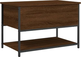 vidaXL Παγκάκι Αποθήκευσης Καφέ Δρυς 70x42,5x47 εκ. από Επεξ. Ξύλο