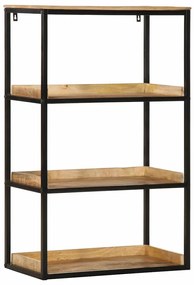 vidaXL Βιβλιοθήκη Καφέ 70 x 35 x 110 εκ. Μασίφ ξύλο μάνγκο