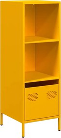 vidaXL Ντουλάπι Μουσταρδί 35x39x103,5 εκ. από Ατσάλι