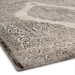 Χαλί Διαδρόμου (67x140) Βιοκαρπέτ Gossip 6185A White Vizon
