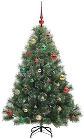 vidaXL Τεχνητό Χριστουγεννιάτικο Δέντρο Πράσινο 150 cm ΠΕ και PVC