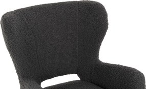 ΜΠΕΡΖΕΡΑ ΠΟΛΥΘΡΟΝΑ MYLIE ΓΚΡΙ ΜΠΟΥΚΛΕ HM8394.21 66X75X93Υ εκ.