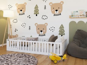 Κρεβάτι  Montessori Kids με Πορτούλα White  90x200cm  BC50047W  BabyCute