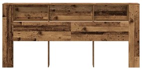 vidaXL Κρεβάτι με Κεφαλάρι 220 x 18,5 x 104,5 εκ. Επεξεργασμένο ξύλο