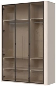 Ντουλάπα Dutchess τρίφυλλη glass