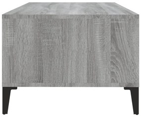 vidaXL Τραπεζάκι Σαλονιού Γκρι Sonoma 90x50x36,5εκ. Επεξεργασμένο Ξύλο