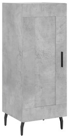 vidaXL Ντουλάπι Γκρι Σκυροδέματος 34,5x34x90 εκ. Επεξεργασμένο Ξύλο