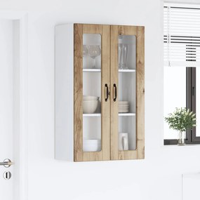 vidaXL Ραφιέρα τοίχου PORTO Artisan Δρυς 60 x 31 x 100 εκ.