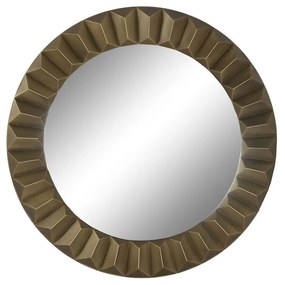 Τοίχο καθρέφτη Home ESPRIT Χρυσό Σύγχρονη 110,5 x 5,5 x 110,5 cm