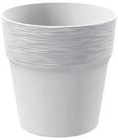 Γλάστρα (Φ17.5x17.9) Marhome Furu Λευκό 09-DFA175-443U