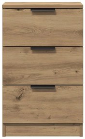 vidaXL Κομοδίνα 2 τεμ.Αρτισιανή Δρυς 40x36x65 εκ. Επεξ. Ξύλο