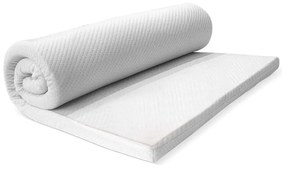 Ανώστρωμα Top Foam Με Αποσπώμενο Κάλυμμα White Palamaiki Υπέρδιπλο 160x200cm