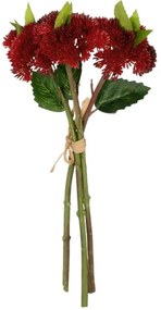 Τεχνητό Μπουκέτο Sedum 21349 30cm Red GloboStar Ύφασμα