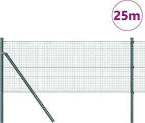 vidaXL Στύλος Περιφράξεων Πράσινο