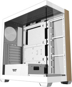 Darkflash DS900W θήκη υπολογιστή χωρίς ανεμιστήρες (Λευκό)