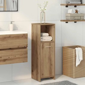 vidaXL Ντουλάπι Μπάνιου Τεχνίτης Δρυς 30x30x95 εκ. Επεξεργασμένο Ξύλο