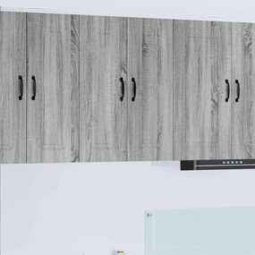 vidaXL Πάνελ πλυντηρίου πιάτων Kalmar 2 pcs Γκρίζο Σονομα