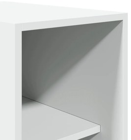 vidaXL Ντουλάπα Λευκή 30x50x200 εκ. από Επεξεργασμένο Ξύλο