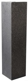 Ανθοστήλη Πήλινη Terazzo B-6150-8 28x28x100cm Black Supergreens Πηλός