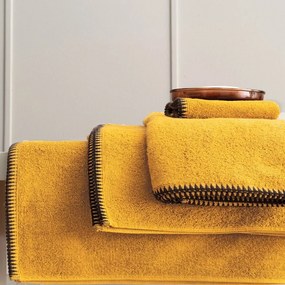 Πετσέτες Brooklyn (Σετ 3τμχ) Yellow Palamaiki Σετ Πετσέτες 70x140cm 100% Cotton