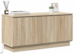vidaXL Ντουλάπα Τηλεόρασης με LED Sonoma Δρυς 100 x 38 x 49 εκ.