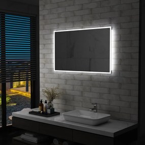 Καθρέφτης Μπάνιου Τοίχου με LED 100 x 60 εκ.