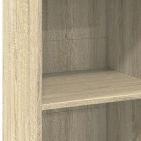 vidaXL Ντουλάπι Sonoma Δρυός 50x41x124 εκ. από Επεξεργασμένο Ξύλο