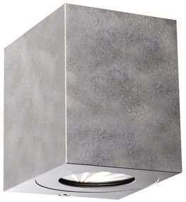 Φωτιστικό Τοίχου Canto Kubi 2 49711031 10x8,7x10,4 Led 500Lm 2x6W 2700K IP44 Steel Nordlux Metal