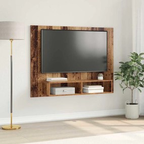 vidaXL Τηλεοπτική Κάβα Τοίχου Παλαιό ξύλο 120 x 23.5 x 90 εκ.