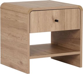 Κομοδίνο Sepet Δρυς LEDRIN 45x40x45
