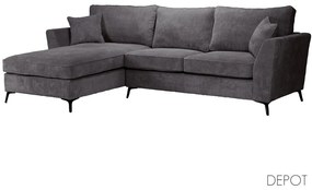 Καναπές Boel Αριστερή Γωνία 71-0124 280x170x92cm Grey
