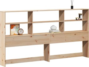 vidaXL Κεφαλάρι με Αποθ. Χώρο180 εκ. από Μασίφ Ξύλο Πεύκου